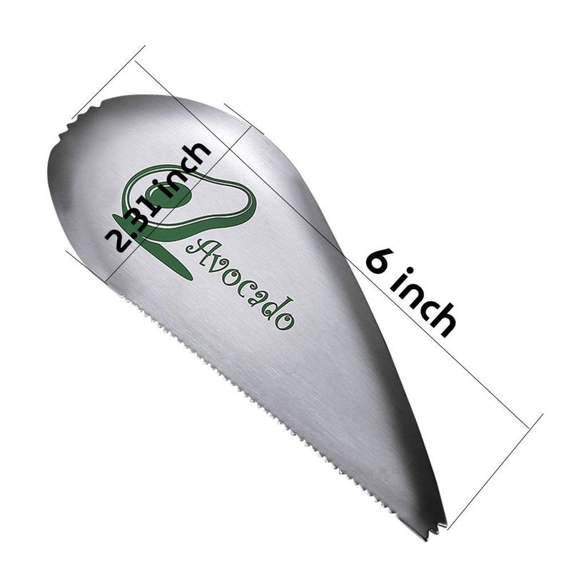 JIANGLAI Avocado Slicer, Multifunction 3 in 1 Avocado Cutter, Premium Stainless Steel Slice, Pit and Scoop Avocados Safely and with Ease, Perfect for Avocado Toast and Guacamole - Image 5